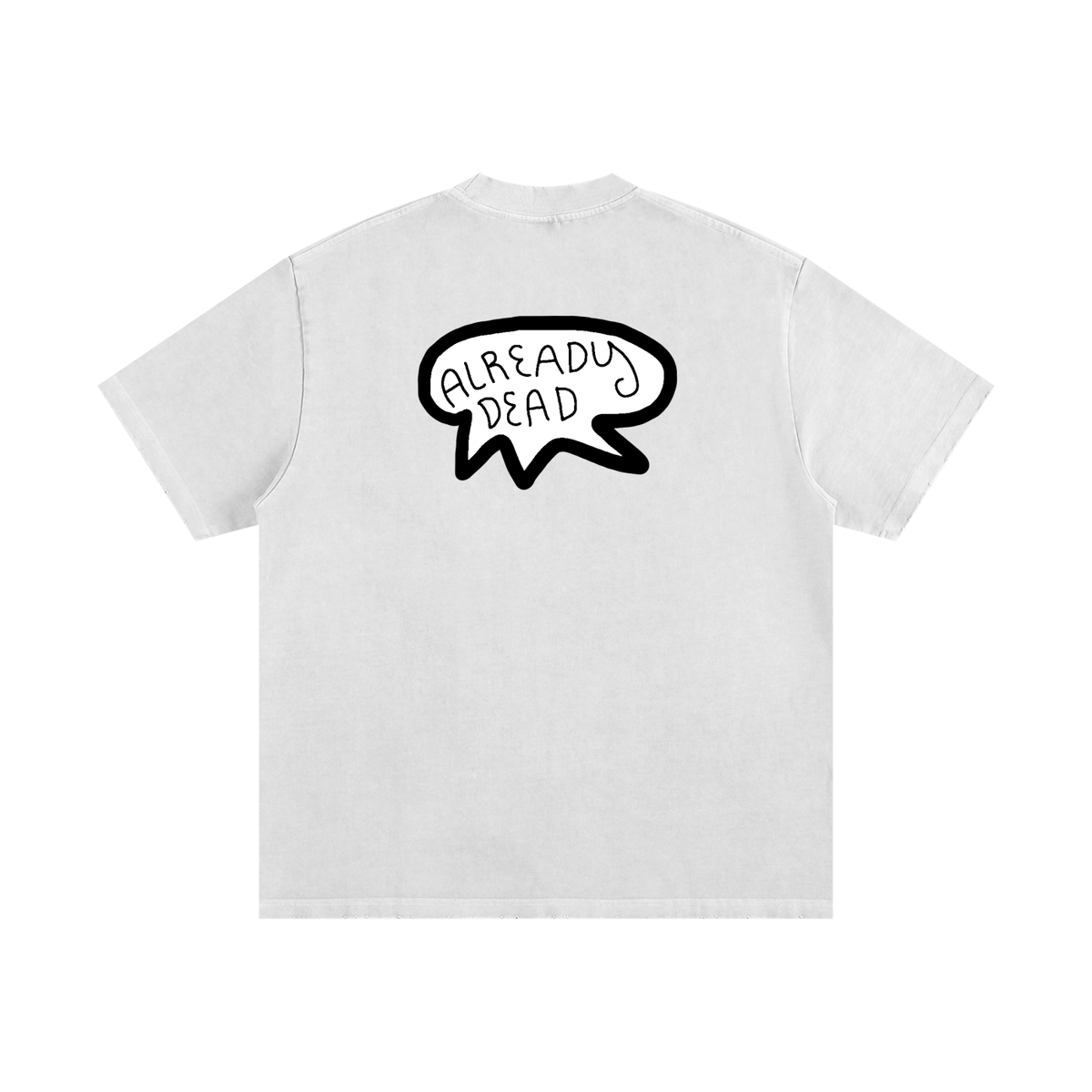 LC Planter Pot Tee in White — heavyweight 100% cotton unisex t-shirt, image 2