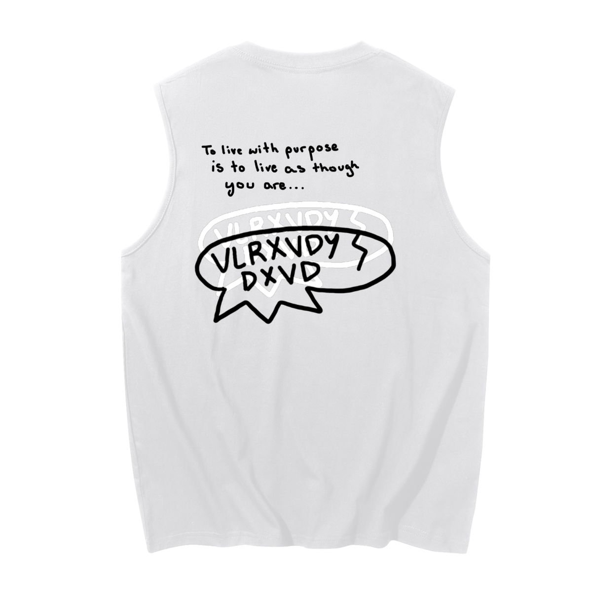 LC VLRXVDY DXVD Tank — men's 100% cotton tank top, image 4